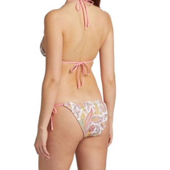 Zimmerman brighton 2 piece triangle bikini set in paisley print - Picture 4 of 11